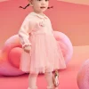 Balabala Baby One-Piece Dress 2025 New Spring Clothes Baby Girl Princess Dress Store