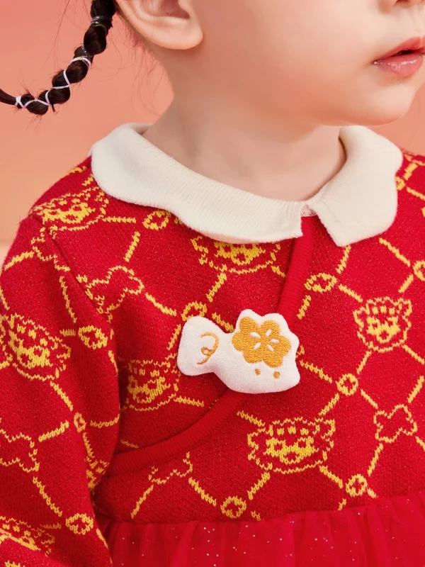 Balabala Baby One-Piece Dress 2025 New Spring Clothes Baby Girl Princess Dress Store