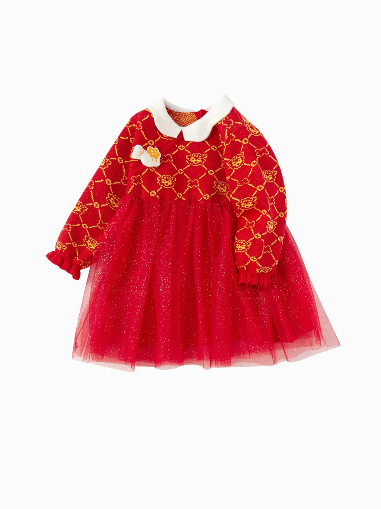 Balabala Baby One-Piece Dress 2025 New Spring Clothes Baby Girl Princess Dress Store