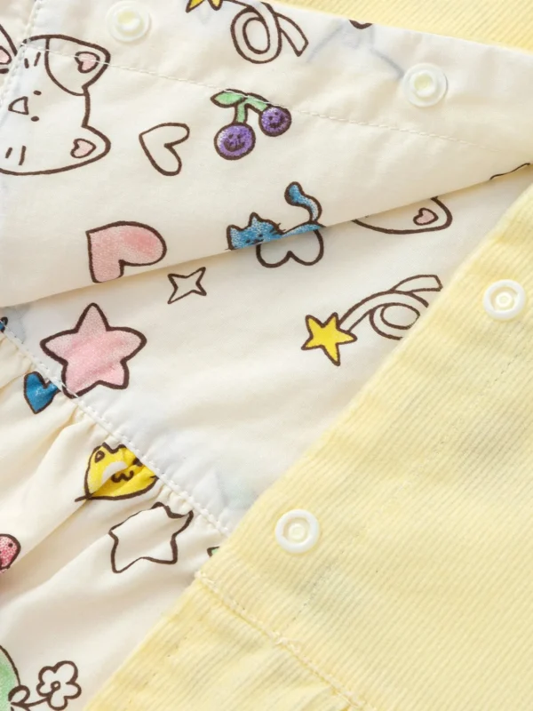 Balabala Baby Outdoor Clothing White Yellow Discount