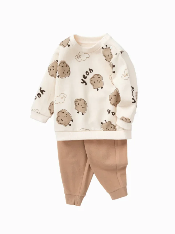 Balabala Baby Simple Version Cotton Long Sleeve Suit208322104206 Hot