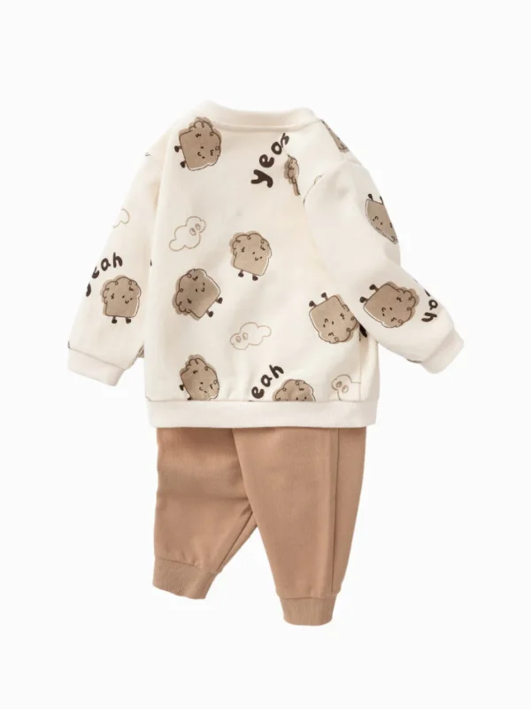 Balabala Baby Simple Version Cotton Long Sleeve Suit208322104206 Hot