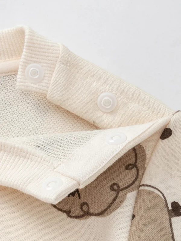 Balabala Baby Simple Version Cotton Long Sleeve Suit208322104206 Hot