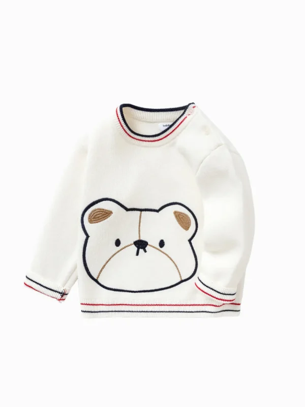 Balabala Baby Small Animals Pattern Elasticity Sweater208322103203 Cheap