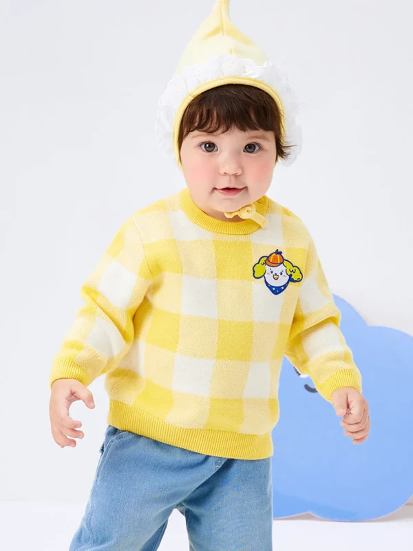 Balabala Baby Small Animals Pattern Elasticity Sweater208322103203 Cheap