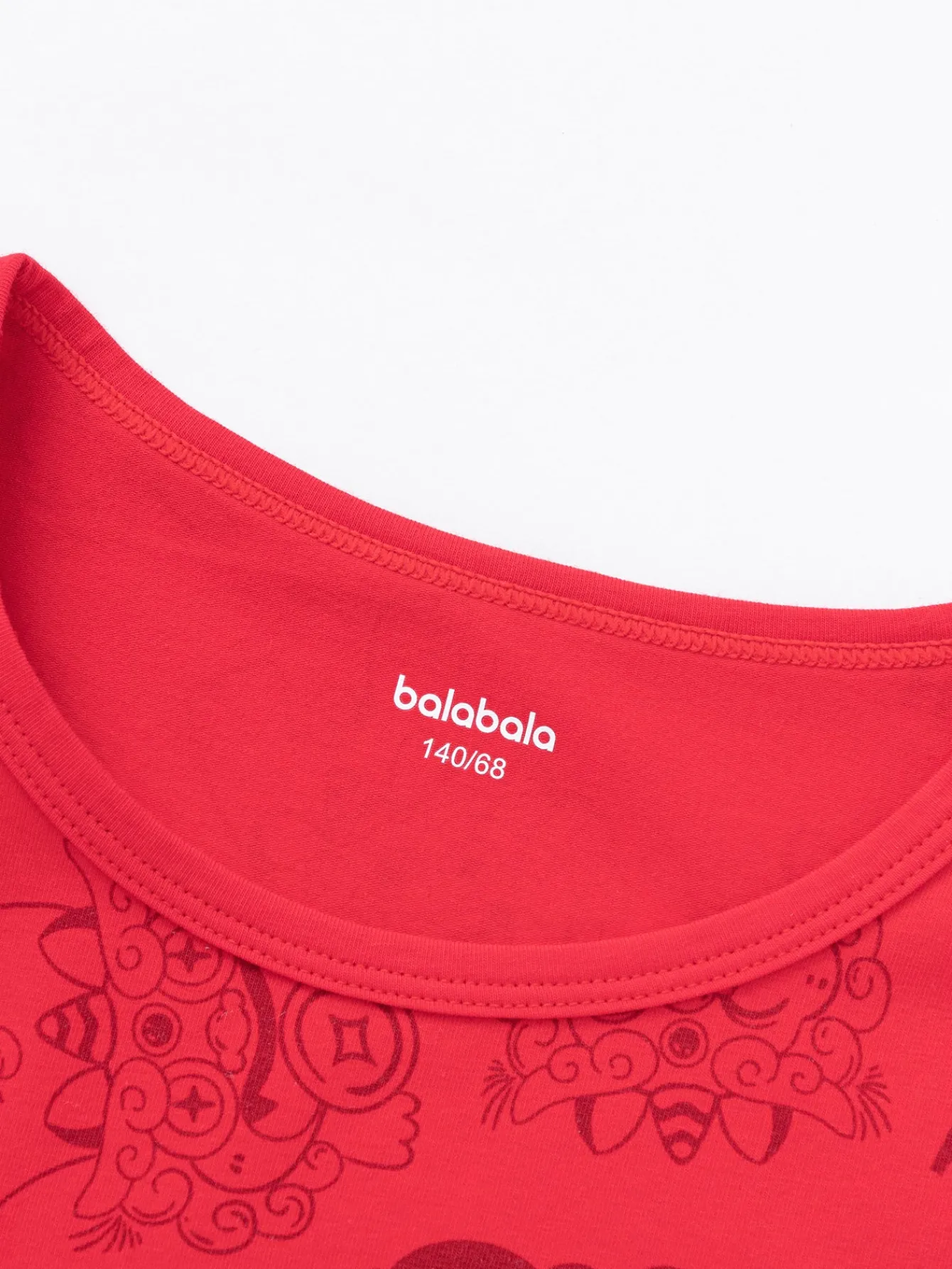 Balabala Baby Autumn Clothes Suit Year of the Snake Boy And Girl Thermal Underwear Animal Year Red Pajamas Sale