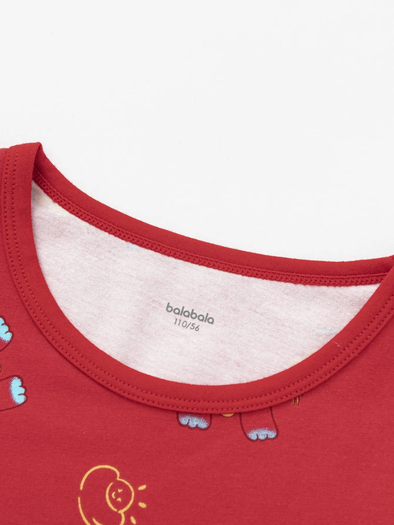 Balabala Baby Autumn Clothes Suit Year of the Snake Boy And Girl Thermal Underwear Animal Year Red Pajamas Clearance