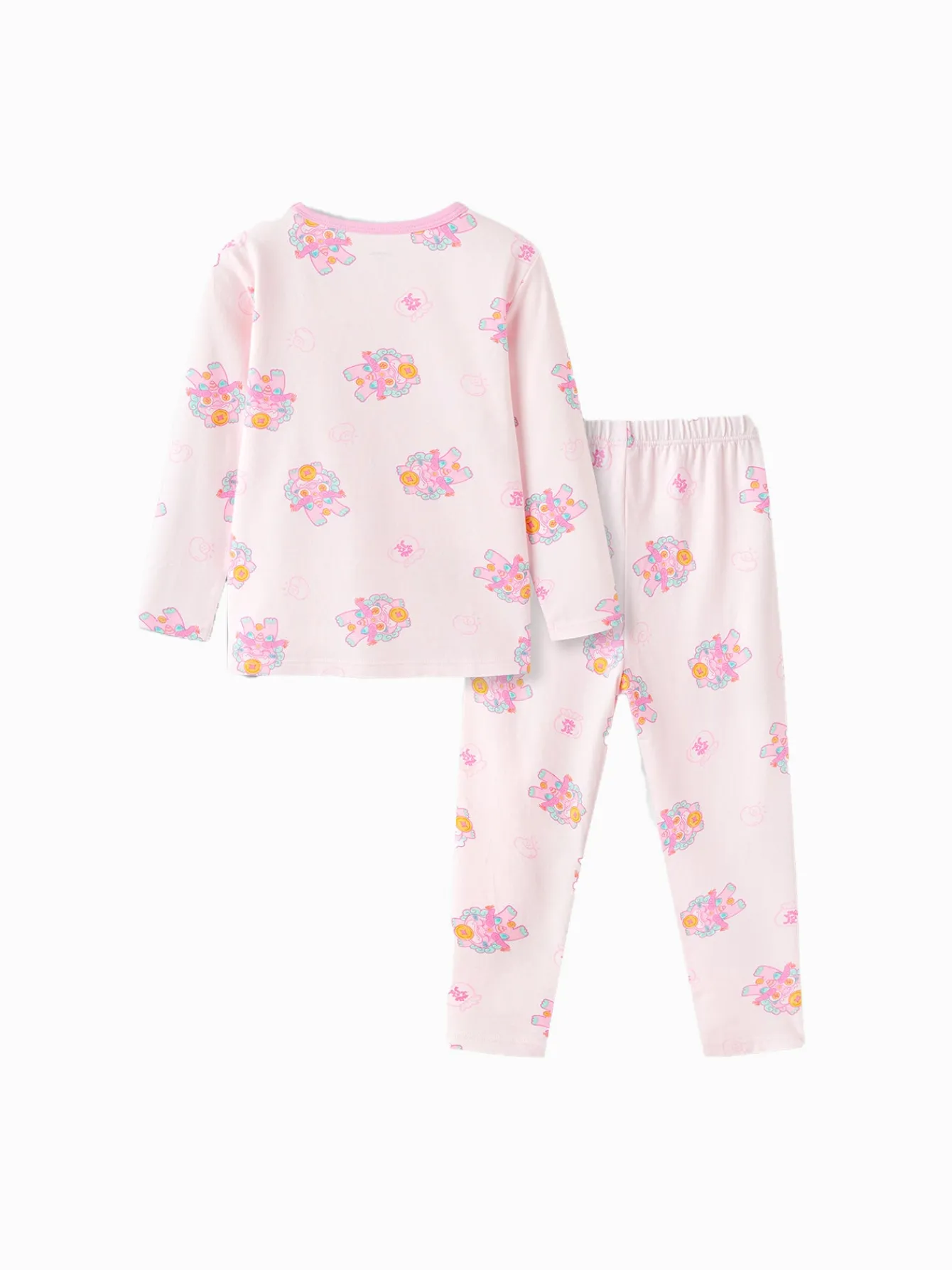 Balabala Baby Autumn Clothes Suit Year of the Snake Boy And Girl Thermal Underwear Animal Year Red Pajamas Clearance