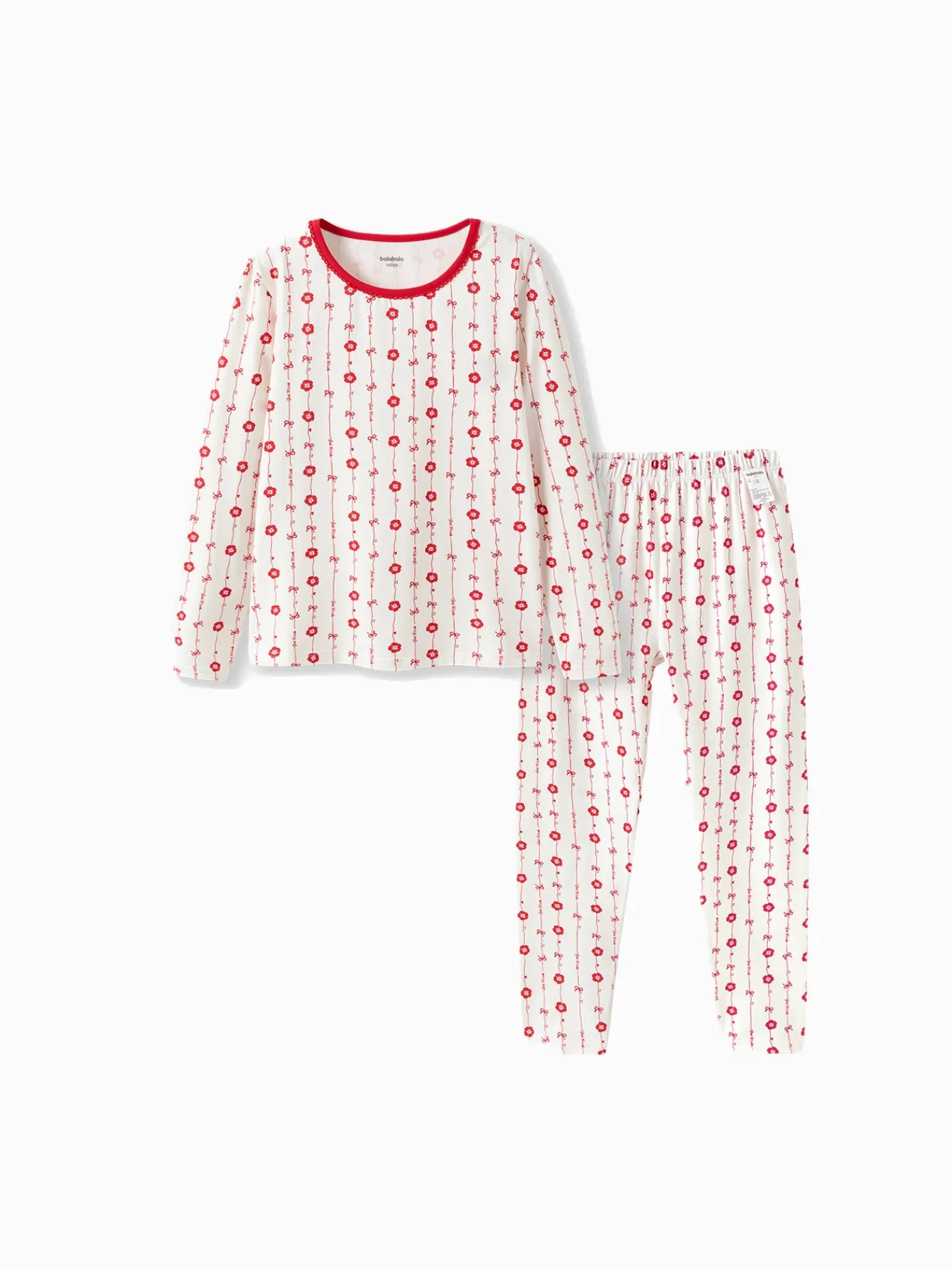 Balabala Baby Autumn Clothes Suit Year of the Snake Boy And Girl Thermal Underwear Animal Year Red Pajamas Fashion