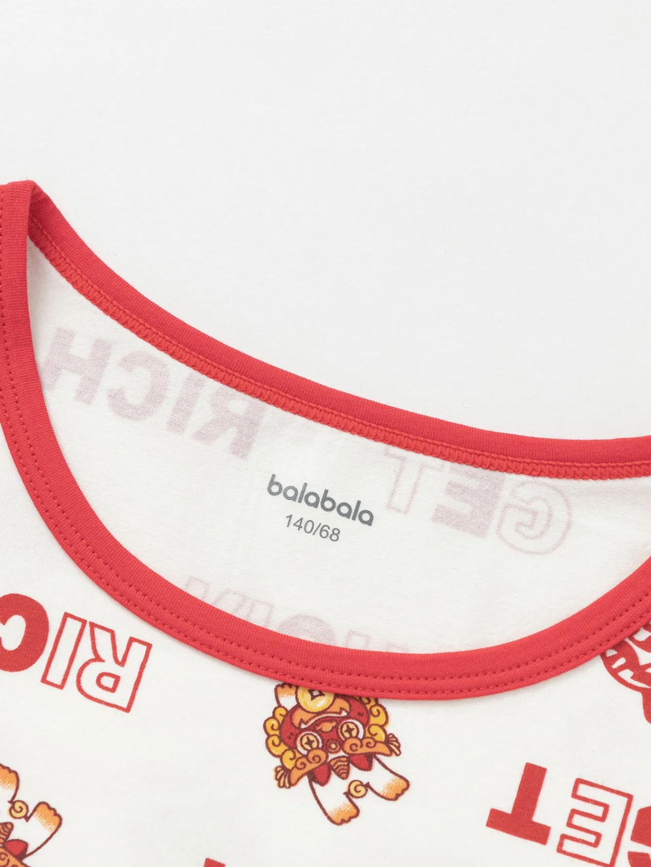 Balabala Baby Autumn Clothes Suit Year of the Snake Boy And Girl Thermal Underwear Animal Year Red Pajamas Sale