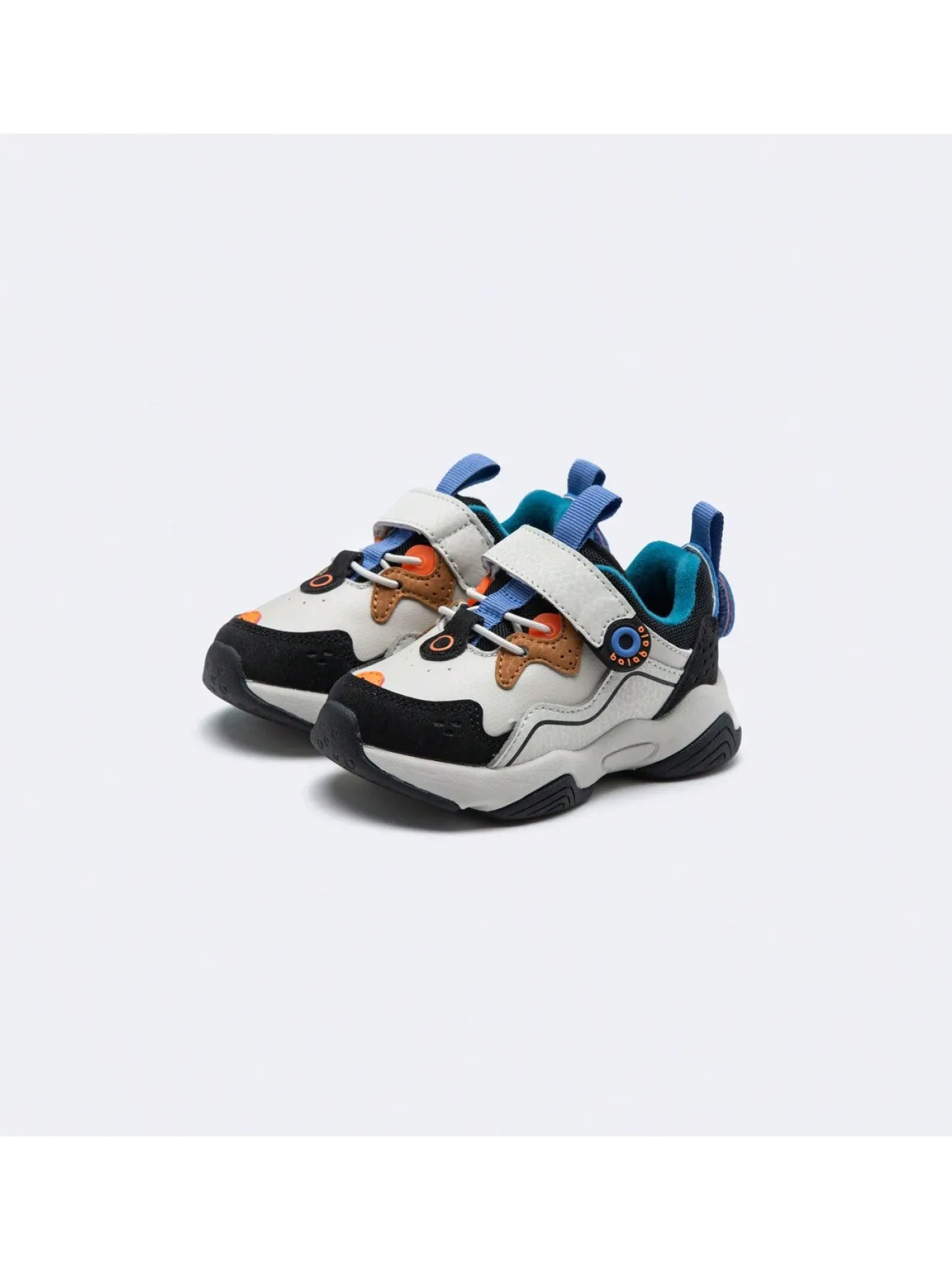 Balabala Baby Boy Autumn And Winter Velvet Warm Sneakers Non-Slip Sole Toddler Shoes Khaki Cheap