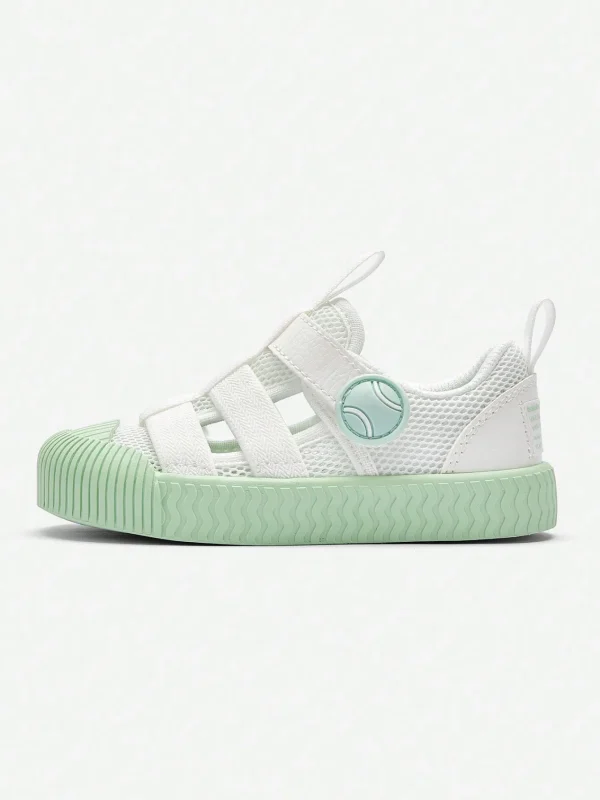Balabala Baby Canvas Shoes Children's Toddler Shoes Baby Boy Girl Shoes Anti-Slip 2024 Summer Mesh White Green Best