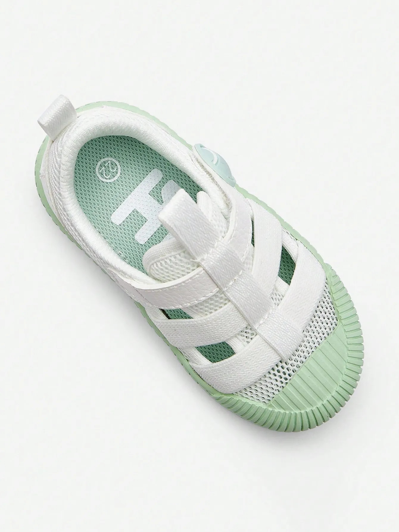 Balabala Baby Canvas Shoes Children's Toddler Shoes Baby Boy Girl Shoes Anti-Slip 2024 Summer Mesh White Green Best