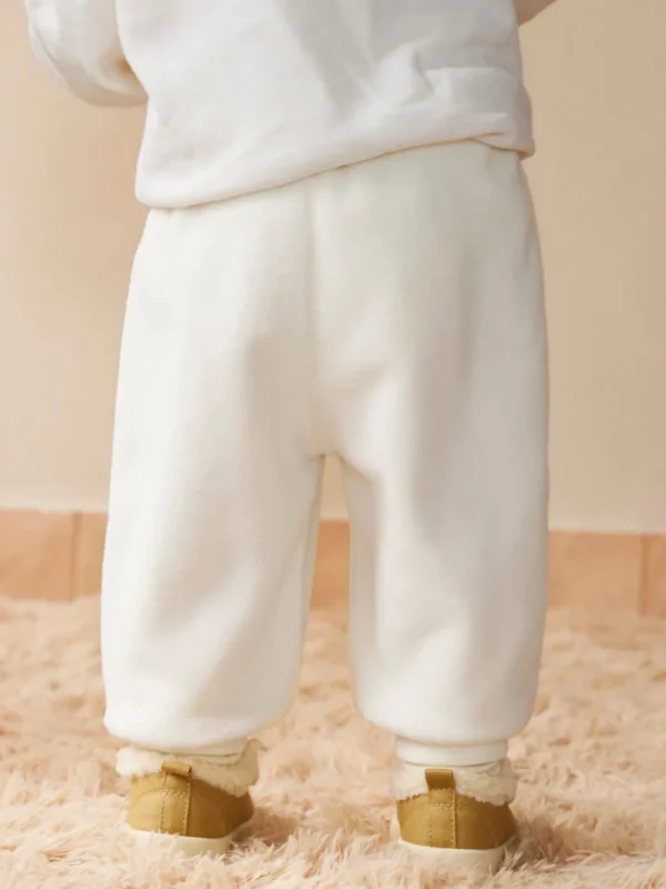 Balabala Baby Extended All-Match Trousers Cream White Store