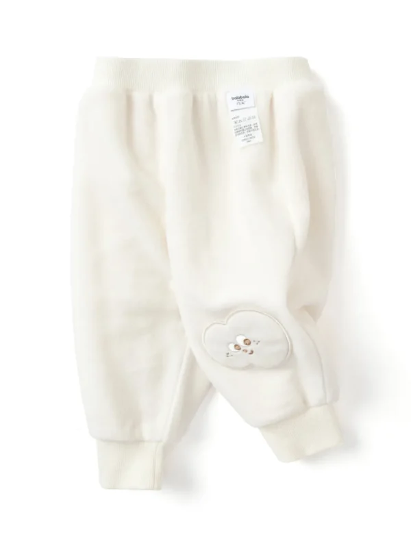 Balabala Baby Extended All-Match Trousers Cream White Store