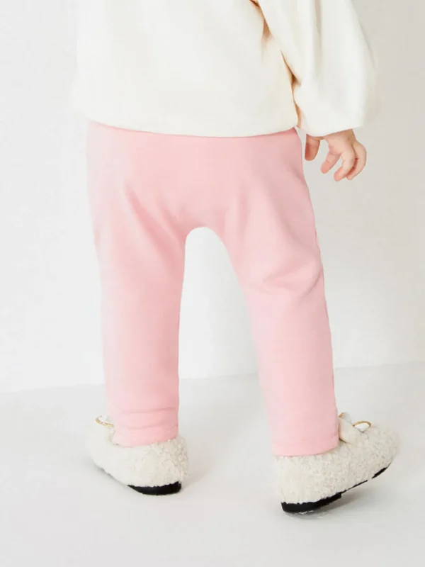 Balabala Baby Girl Versatile Thick Trousers Visions Pink Best