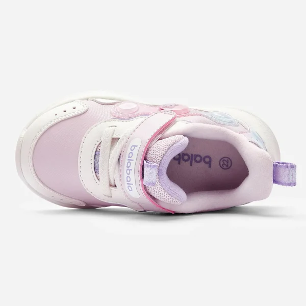 Balabala Baby Girls Spring and Autumn Cute and Comfortable Sports Shoes Non-Slip Toddler Shoes Pink Sale