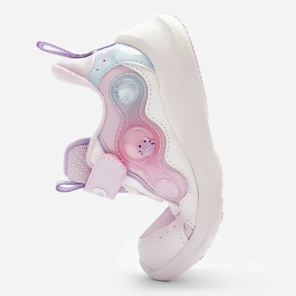 Balabala Baby Girls Spring and Autumn Cute and Comfortable Sports Shoes Non-Slip Toddler Shoes Pink Sale
