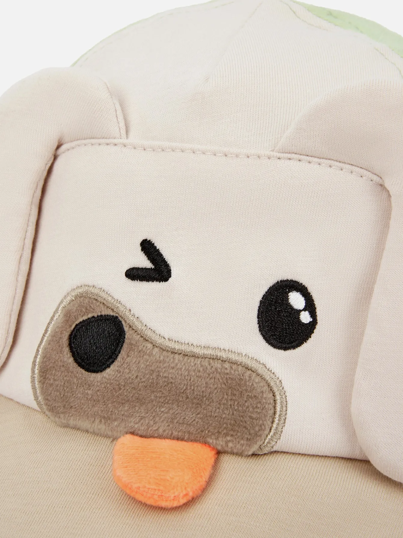 Balabala baby hat baby sports hat three-dimensional puppy comfortable exquisite embroidery Light Khaki Hot