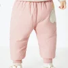 Balabala Baby High Waist Belly Patch Trousers Pink Online