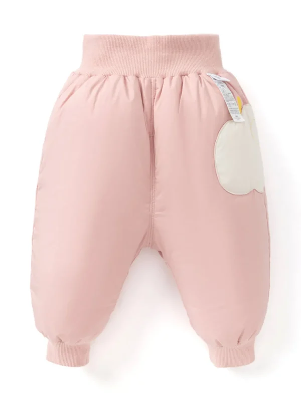 Balabala Baby High Waist Belly Patch Trousers Pink Online