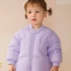 Balabala Baby Hooded Removable Hood Flower Down Jacket Violet Online