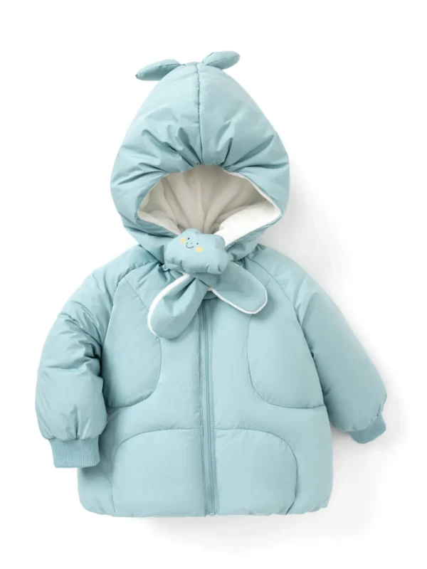 Balabala Baby Hooded Removable Hood Flower Down Jacket Pink Green Online