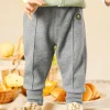 Balabala Baby House Embroidered Chapter Trousers Medium Melange Gray Online