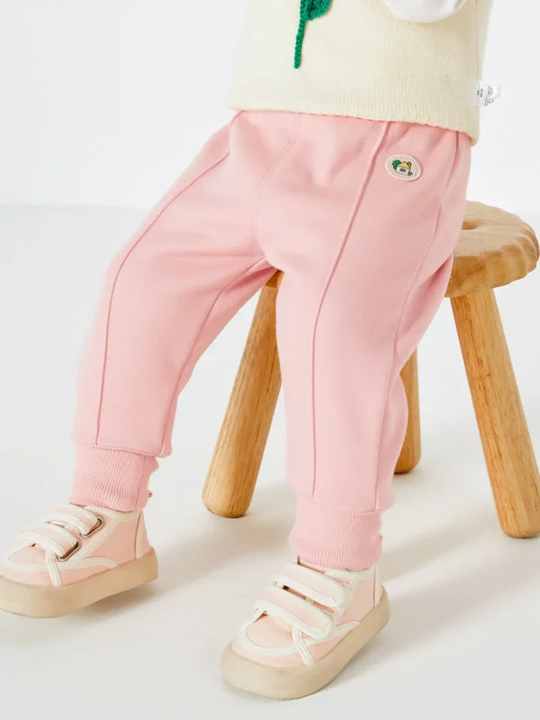 Balabala Baby House Embroidered Chapter Trousers Pink Online