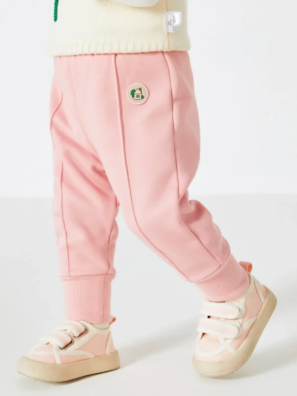 Balabala Baby House Embroidered Chapter Trousers Pink Online