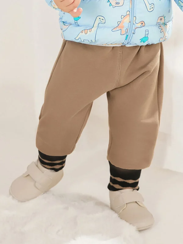 Balabala Baby Jogging Trousers Cut Plush Trousers Light Tan Best Sale