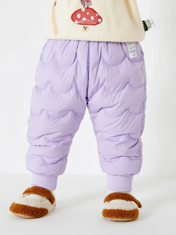 Balabala Baby Pp Pants High Waist Belly Protection Trousers Violet Best