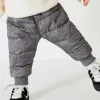 Balabala Baby Pp Pants High Waist Belly Protection Trousers Gray Hue Cheap