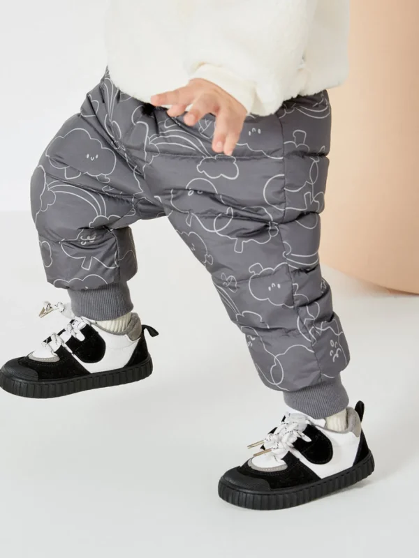 Balabala Baby Pp Pants High Waist Belly Protection Trousers Gray Hue Cheap