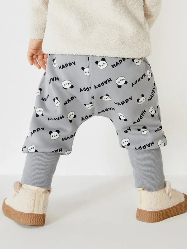 Balabala Baby Pp Pants High Waist Belly Protection Trousers Gray Hue Online