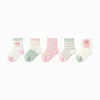 Balabala Baby Socks Year of Snake New Children Cotton Socks Boy And Girl Toddler Animal Year Red 5Pcs Pack Hot