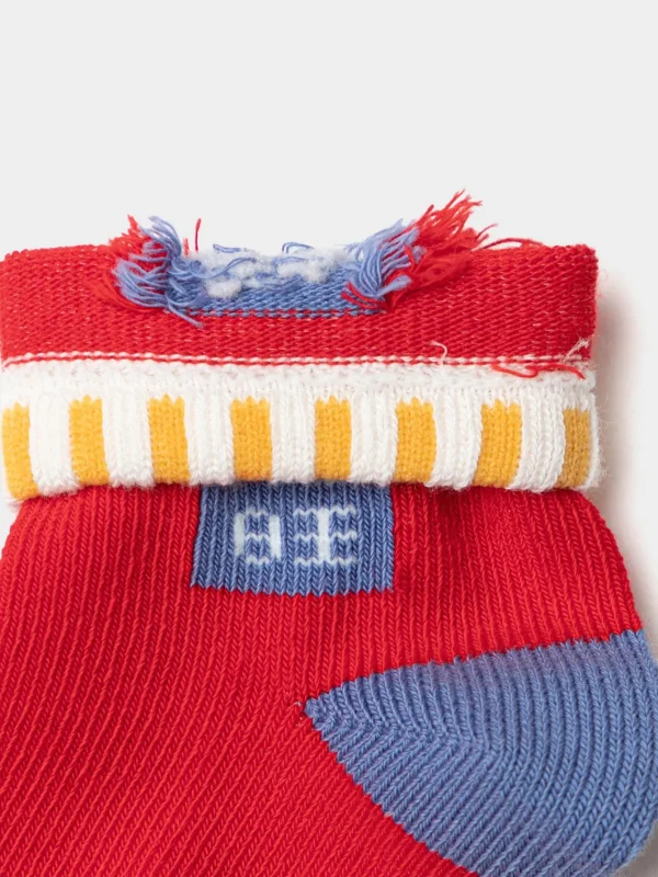 Balabala Baby Socks Year of Snake New Children Cotton Socks Boy And Girl Toddler Animal Year Red 5Pcs Pack Hot