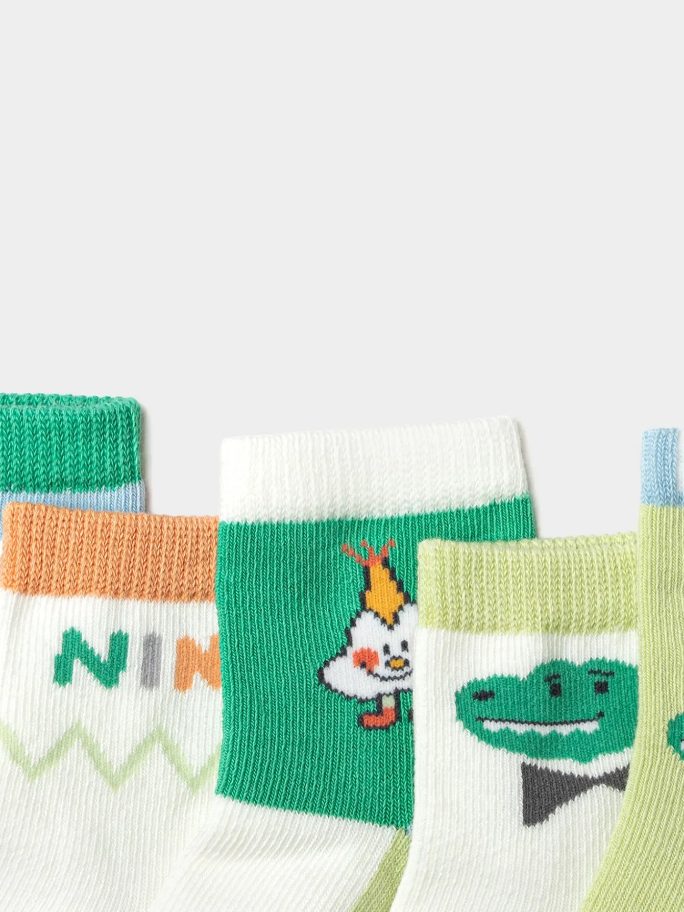 Balabala Baby Socks Year of Snake New Children Cotton Socks Boy And Girl Toddler Animal Year Red 5Pcs Pack Hot