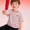 Balabala Baby T-Shirt 2025 New Boy Short Sleeve New Year Red Animal Year Girl Undershirt Best