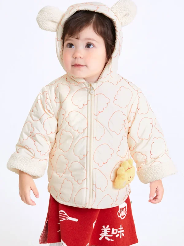 Balabala Baby Unisex Dumpling Woven Cotton Jacket 0-3 Years Best