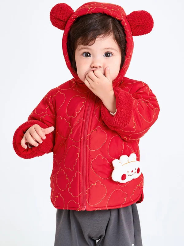 Balabala Baby Unisex Dumpling Woven Cotton Jacket 0-3 Years Best