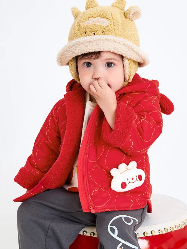 Balabala Baby Unisex Dumpling Woven Cotton Jacket 0-3 Years Best