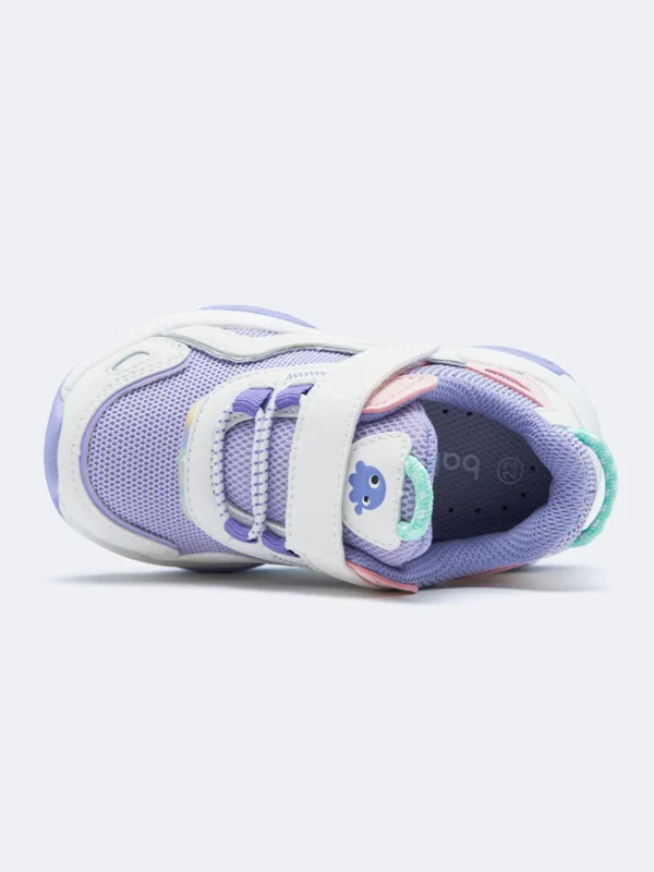 Balabala Baby Walking Shoes White Purple Cheap