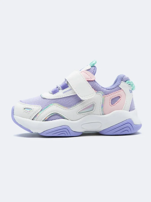 Balabala Baby Walking Shoes White Purple Cheap