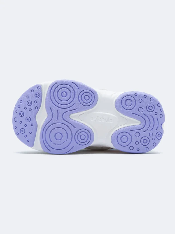 Balabala Baby Walking Shoes White Purple Cheap