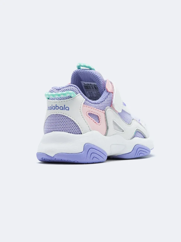 Balabala Baby Walking Shoes White Purple Cheap