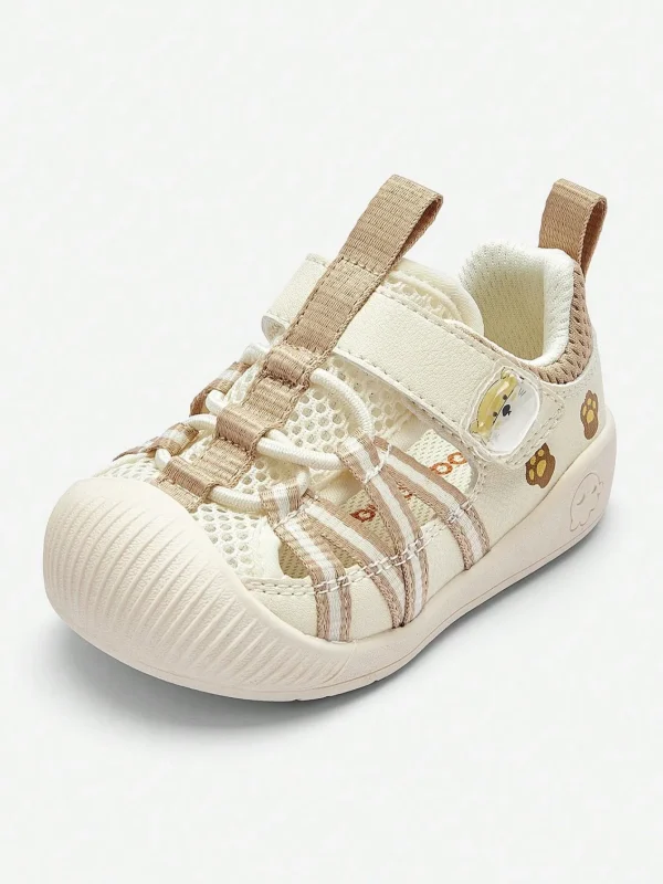 Balabala Baby Walking Shoes, Kids' Sandals, Boys' And Girls' Breathable Mesh Anti-Slip Shoes, 2024 Summer Yellow Online