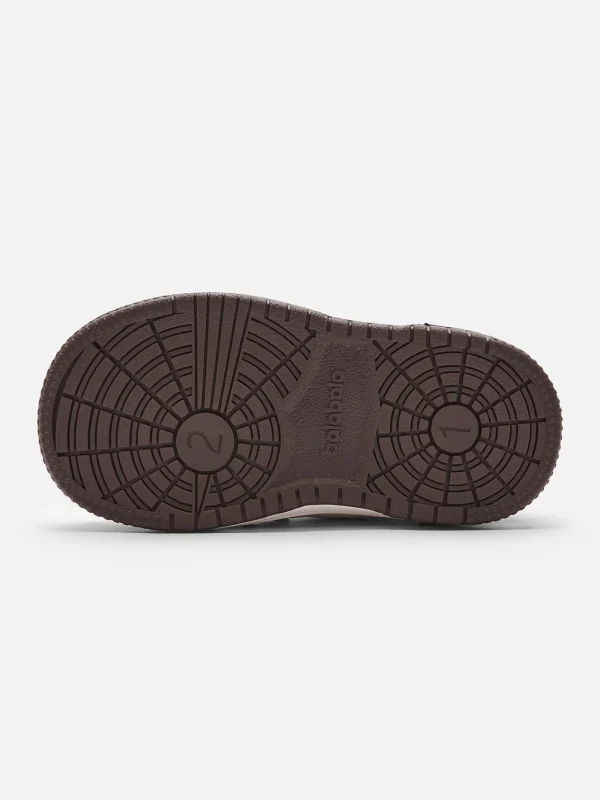 Balabala Boy Baby Sneakers White Coffee Hue Hot