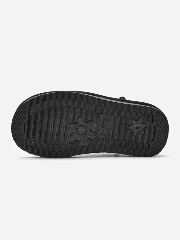 Balabala Boy Baby Toddler and Kids Water-Repellent Low-Top Plush Snow Boots Black Best Sale