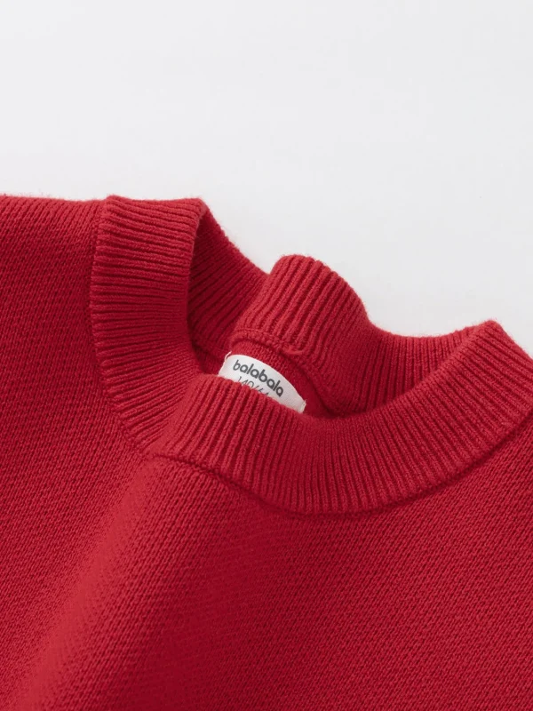 Balabala Boy Sweater 2025 New Spring New Year's Outfit Chinese Style Knitwear Parent-Child New